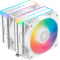 Кулер для процессора DEEPCOOL AG620 WH ARGB V2 LGA20XX/1700/1200/115X/AM5/AM4 (9шт/кор, TDP 260W, PWM, ARGB DUAL Fan 120mm, 6 тепл. трубок, белый) RET, фото 