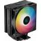 Кулер DEEPCOOL AG400 DIGITAL BK ARGB LGA1700/1200/115X/AM5/AM4 (9шт/кор, TDP 220W, PWM, ARGB Fan 120mm, 4 тепл. трубки, черный) RET, фото 