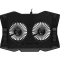 Подставка для ноутбука Digma D-NCP180-2x110 18" 410x280x34мм 20дБ 2xUSB 2x 110ммFAN 700г пластик ABS черный, фото , изображение 4