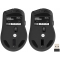 Беспроводная мышь ExeGate Professional Standard BT-070 (радиоканал 2,4 ГГц+Bluetooth5.2, оптическая, 1600dpi, 6D, 6 кнопок и колесо прокрутки, 500mah аккумулятор, черная, серая вставка, RTL), фото , изображение 7