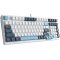 Клавиатура A4Tech Fstyler FS300 механическая белый/синий USB for gamer LED (FS300 PANDA SNOWBOARDING), фото , изображение 2