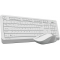 Клавиатура + мышь A4Tech Fstyler FG1010S клав:белый/серый мышь:белый/серый USB беспроводная Multimedia Touch (FG1010S WHITE), фото , изображение 3