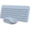 Клавиатура + мышь A4Tech Fstyler FG3200 Air клав:синий мышь:синий USB беспроводная slim Multimedia, фото , изображение 4