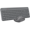 Клавиатура + мышь A4Tech Fstyler FG3300 Air2 клав:серый мышь:серый USB беспроводная slim Multimedia, фото , изображение 3
