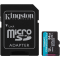 Флеш карта microSD 64GB Kingston microSDXC Class UHS-I U3 V30 Canvas Go (SD адаптер) 45MB/s, фото , изображение 2