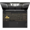 Ноутбук Asus TUF Gaming F16 FX607VJB-RL103 Core 5 210H 16Gb SSD512Gb NVIDIA GeForce RTX 3050 6Gb 16" IPS WUXGA (1920x1200) без ОС grey WiFi BT Cam (90NR0MZ6-M005K0), фото , изображение 4