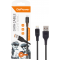 Кабель GoPower GP01L (18568) USB-Lightning 1м 2.4A ПВХ черный, фото , изображение 2