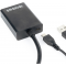 Переходник VGA (M)-HDMI (F) Cablexpert A-VGA-HDMI-01, 19M/15F, длина 15см, аудиовыход Jack 3,5 (M), питание от USB, фото , изображение 2