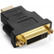 Переходник DVI-D-HDMI ExeGate EX-HDMI-DVI-3 (25F/19M, v 1.4b, позолоченные контакты, экран), фото 