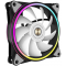 Вентилятор в корпус ALSEYE HALO PRO B-P (rubber screw) FAN 120mm, hydraulic, 800~2100rpm, max 51.87CFM, max 26dBA, ARGB. PWM, Black, RTL, фото , изображение 2
