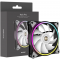 Вентилятор в корпус ALSEYE HALO PRO B-P (rubber screw) FAN 120mm, hydraulic, 800~2100rpm, max 51.87CFM, max 26dBA, ARGB. PWM, Black, RTL, фото , изображение 3