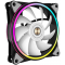 Вентилятор в корпус ALSEYE HALO PRO B-R (rubber screw) FAN 120mm, hydraulic, 800~2100rpm, max 51.87CFM, max 26dBA, ARGB. PWM, Black, RTL, фото , изображение 2