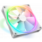 Кулер для корпуса ПК/ Case Cooler NZXT F140 RGB Duo (140x140x25mm, 4-pin PWM, RGB, 84.75CFM, 36dBA, 1800RPM, White), фото , изображение 2