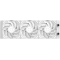 Система водяного охлаждения ID-Cooling FX360 LCD PE WHITE (Soc 1851/1700/1200/115X/AM5/AM4, 3x120mm fan, 2450rpm, 34.3 дБ, 350W, PWM 4-pin, Al+Cu) (FX360 LCD P, фото , изображение 3
