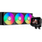 Система охлаждения/ Water Cooling System PCCooler GT360M ARGB Display BK (300W, 360mm, LED temp., Black, ARGB/ Fans: 3x120mm, 75.8CFM, 33.7dBA, 2200RPM/ Pump height 85mm, 15dBA, 2600RPM, Rad thickness 27mm/ S: 1851, 1700, 1200, 115X, AM5, AM4), фото , изображение 2