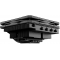 Кулер ID-COOLING IS-55 BLACK LGA1700/1200/115X/AM5/AM4 низкопрофильный высота 55mm (27шт/кор, TDP 125W, PWM, 5 тепл.трубок + медная база, FAN 120mm, черный, фото , изображение 4