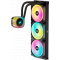 Система жидкостного охлаждения Water Cooling System Corsair iCUE LINK H150i RGB (360mm, Black, RGB Fans: 3x120mm, 63.1CFM, 37dBA, 2400RPM/Rad thickness 27mm S: 1851, 1700, 1200, 115X, AM5, AM4), фото , изображение 4