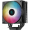 Кулер DEEPCOOL AG400 DIGITAL BK ARGB LGA1700/1200/115X/AM5/AM4 (9шт/кор, TDP 220W, PWM, ARGB Fan 120mm, 4 тепл. трубки, черный) RET, фото , изображение 2