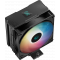 Кулер DEEPCOOL AG400 DIGITAL BK ARGB LGA1700/1200/115X/AM5/AM4 (9шт/кор, TDP 220W, PWM, ARGB Fan 120mm, 4 тепл. трубки, черный) RET, фото , изображение 3