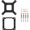 Кулер DEEPCOOL AG400 DIGITAL BK ARGB LGA1700/1200/115X/AM5/AM4 (9шт/кор, TDP 220W, PWM, ARGB Fan 120mm, 4 тепл. трубки, черный) RET, фото , изображение 9
