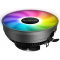 Кулер для процессора CPU Cooler PCCooler E126M PRO (92W, 4-pin PWM, 70mm, Al/Cu, -mm, FRGB, 1x120mm, 65.46CFM, 29.8dBA, 1600RPM, S: 1700/1200/115X, AM5/AM4, black), фото 