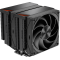 Кулер для процессора CPU Cooler PCCooler RZ620 (260W, 4-pin PWM, 157.5mm, Al/Cu, 6x6mm, 2x120mm, 86.73CFM, 32dBA, 2000RPM, S: 1851/1700/1200/115X, AM5/AM4, silver, black), фото 