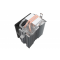 Кулер для процессора CPU Cooler PCCooler S93 V2 (100W, 3-pin, 125mm, Al/Cu, 2x6mm, 1x92mm, 48CFM, 22dBA, 2200RPM, S: 1700/1200/115X, AM5/AM4, silver, black), фото , изображение 4