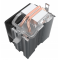 Кулер для процессора CPU Cooler PCCooler S93 V2 (100W, 3-pin, 125mm, Al/Cu, 2x6mm, 1x92mm, 48CFM, 22dBA, 2200RPM, S: 1700/1200/115X, AM5/AM4, silver, black), фото , изображение 5