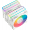Кулер для процессора DEEPCOOL AG620 WH ARGB V2 LGA20XX/1700/1200/115X/AM5/AM4 (9шт/кор, TDP 260W, PWM, ARGB DUAL Fan 120mm, 6 тепл. трубок, белый) RET, фото , изображение 3