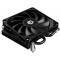 Кулер для процессора ID-COOLING IS-23i BLACK LGA1851/1700/1200/115X низкопрофильный высота 23mm (48шт/кор, TDP 45W, PWM, 2 тепл.трубки, медная база, FAN 80mm) BOX, фото 