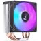Кулер для процессора Кулер для процессора/ CPU Cooler JONSBO CR-1000E (210W, 4-pin PWM, 154mm, Al/Cu, 4x6mm, FRGB, 1x120mm, 59.48CFM, 32.0dBA, 1500RPM, S: 1700/1200/115X, Black), фото , изображение 2