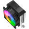 Кулер для процессора Кулер для процессора/ CPU Cooler JONSBO CR-1200E (95W, 3-pin, 128mm, Al/Cu, 2x6mm, FRGB, 1x92mm, 36CFM, 26.5dBA, 2000RPM, S: 1700/1200/115X, AM4/AM5 Black), фото , изображение 3
