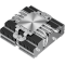 Кулер для процессора CPU Cooler PCCooler RC400-53 (125W, 4-pin PWM, 53.5mm, Al/Cu, 4x6mm, 1x92mm, 43CFM, 31.2dBA, 2700RPM, S: 1851/1700/1200/20XX/115X, AM5/AM4, silver, black), фото , изображение 9