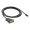 Кабель Buro miniDisplayport (m) - DVI-D (m) 2м черный, фото 