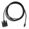 Кабель Buro miniDisplayport (m) - DVI-D (m) 2м черный, фото , изображение 2