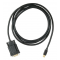 Кабель Buro miniDisplayport (m) - VGA (m) 2м черный, фото , изображение 2