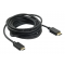 Кабель Buro DisplayPort (m) - HDMI (m) 5м черный, фото 