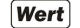 Wert